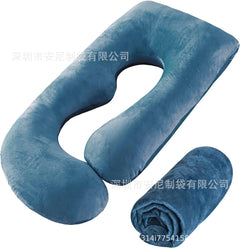 Pregnancy Pillow with Crystal Velvet Cover
