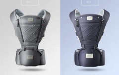 Baby Carrier with Bass Bear Hip Seat for Front Carry