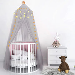 Dreamy Star Crown Baby Bed Canopy for Photo Props