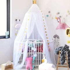Dreamy Star Crown Baby Bed Canopy for Photo Props