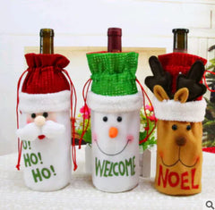 Christmas Wine Bottle Covers