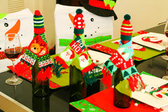 Christmas Wine Bottle Covers